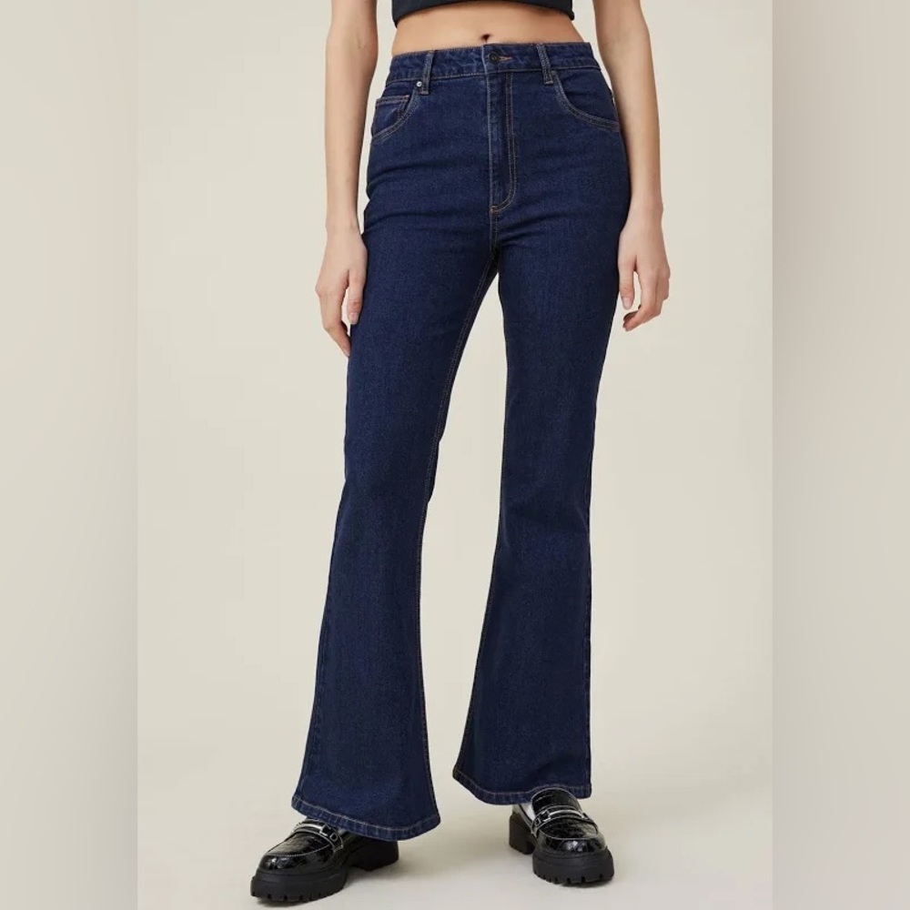 NWOT Cotton on Original Flare Jean size 10 customized.